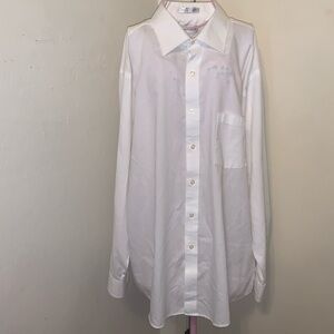 Van Heusen white L/S shirt- 17.5/ 34/35 -XLarge